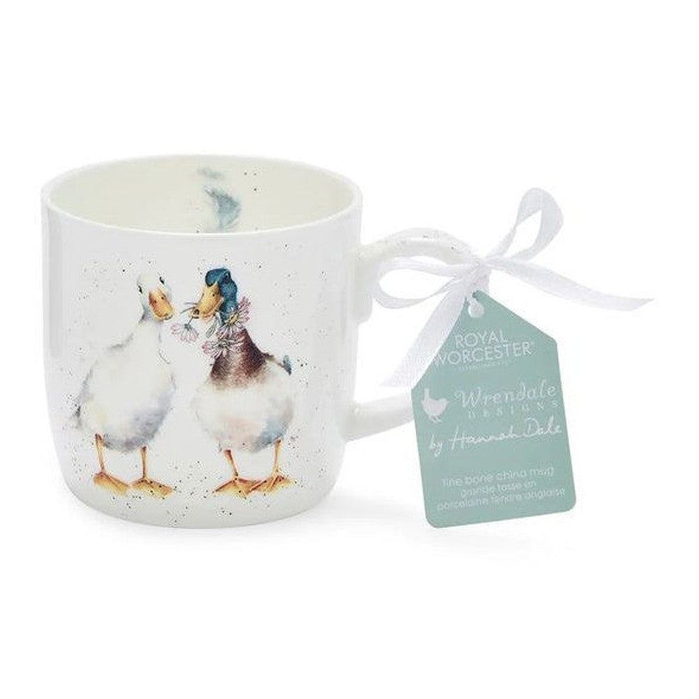 Kubek porcelanowy Wrendale Designs Royal Worcester – zakochane kaczki, 310 ml – zdjęcie 8