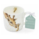 Kubek porcelanowy Wrendale Designs Royal Worcester – żyrafy, 310 ml