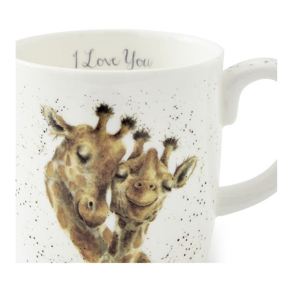 Kubek porcelanowy Wrendale Designs Royal Worcester – żyrafy „I Love You”, 400 ml – zdjęcie 2