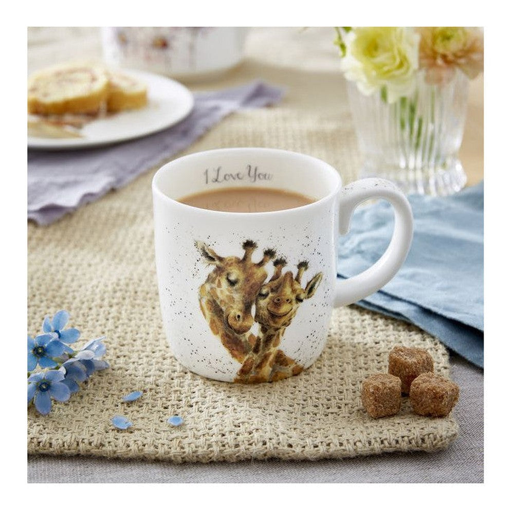 Kubek porcelanowy Wrendale Designs Royal Worcester – żyrafy „I Love You”, 400 ml – zdjęcie 5
