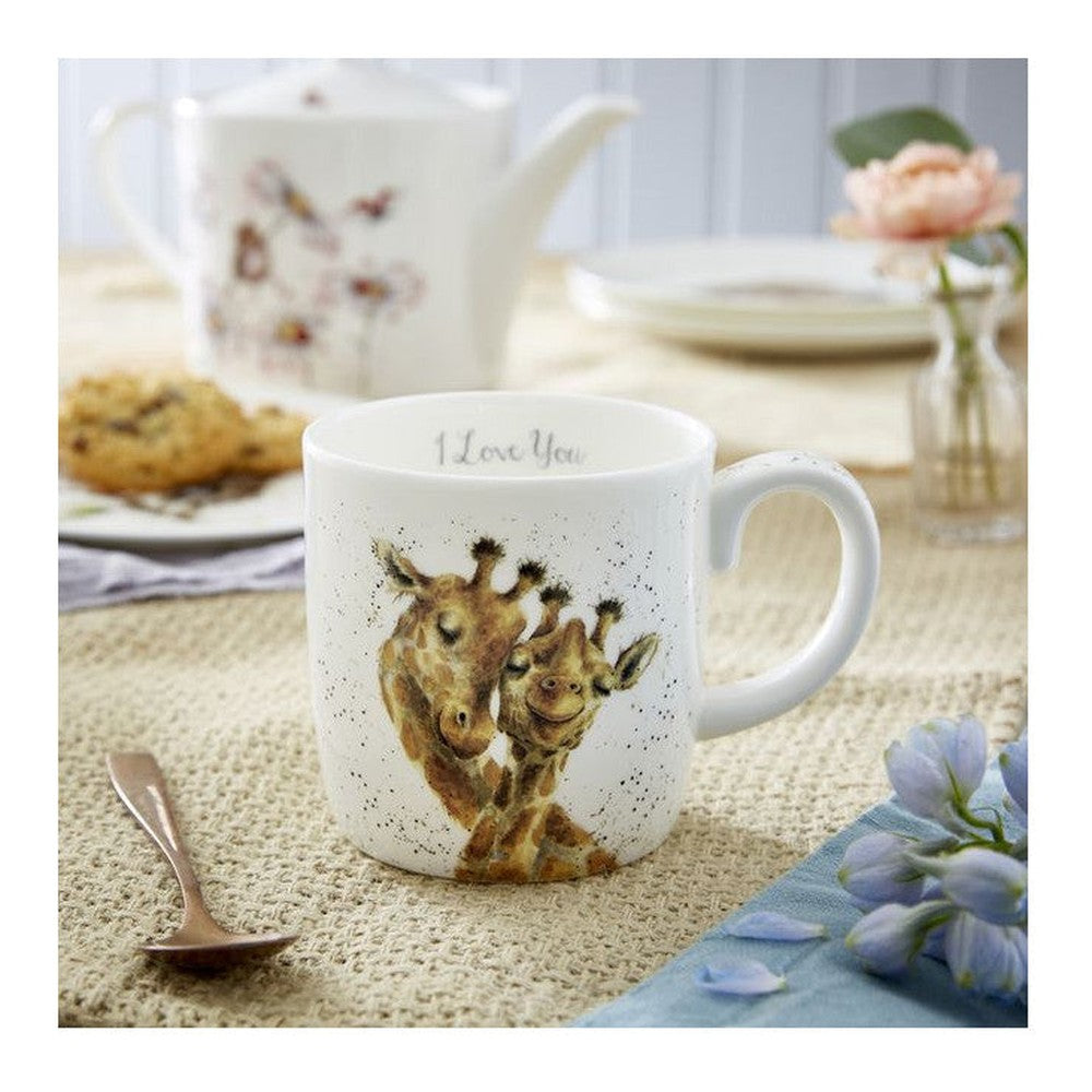 Kubek porcelanowy Wrendale Designs Royal Worcester – żyrafy „I Love You”, 400 ml – zdjęcie 6