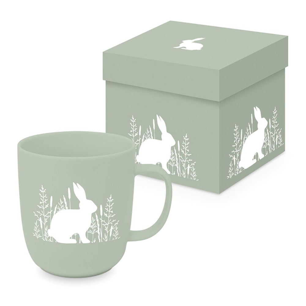 Kubek porcelanowy Zajączek PPD – wielokolorowy, 400 ml