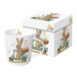 Kubek porcelanowy Zajączek Wielkanocny na Skuterze PPD – 400 ml
