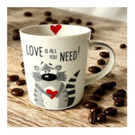 Kubek porcelanowy Zakochany Szop PPD – wielokolorowy, 350 ml – zdjęcie 2