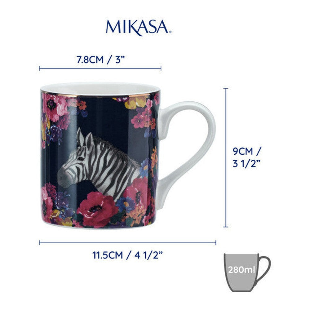 Kubek porcelanowy Zebra Wild at Heart Mikasa – 280 ml – zdjęcie 7