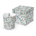 Kubek porcelanowy „Zimowe Miasteczko” PPD – wielokolorowy 350 ml