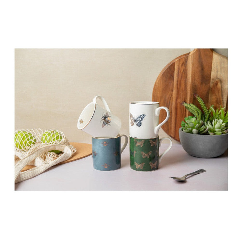 Kubek porcelanowy Złota Pszczoła Mikasa – biały, 280 ml – zdjęcie 2