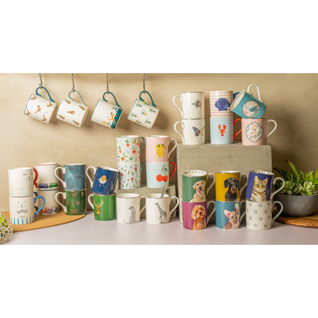Kubek porcelanowy Złota Pszczoła Mikasa – biały, 280 ml – zdjęcie 3