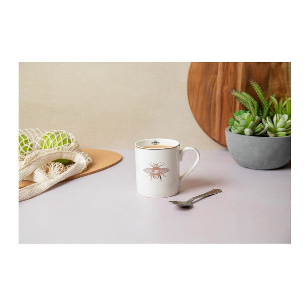 Kubek porcelanowy Złota Pszczoła Mikasa – biały, 280 ml – zdjęcie 5