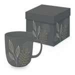 Kubek porcelanowy Złote Liście PPD – matowy 400 ml