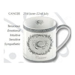 Kubek porcelanowy Znak Zodiaku Rak Kitchen Craft – biały 350 ml
