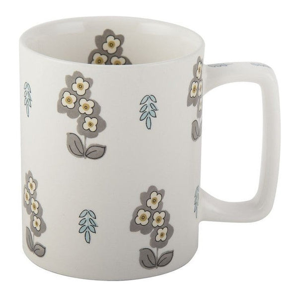 Kubki kamionkowe Katie Alice Pretty Kitchen Craft – białe 350 ml, zestaw 4 szt.