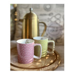 Kubki kamionkowe Katie Alice Pretty Kitchen Craft – żółte 350 ml, zestaw 4 szt. – zdjęcie 4