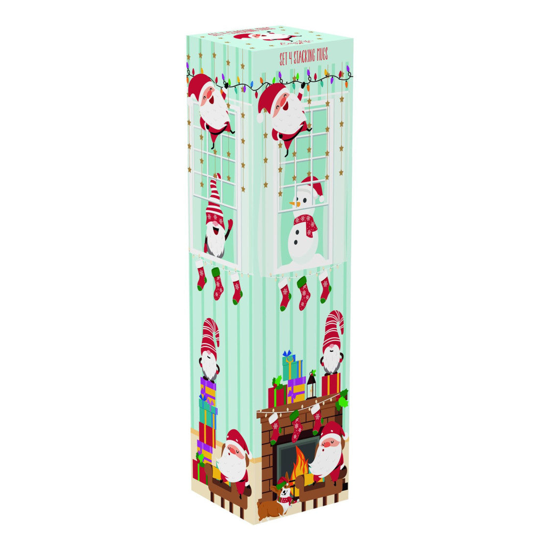 Kubki porcelanowe Bajkowe Święta Easy Life – 4 szt., 275 ml – zdjęcie 4