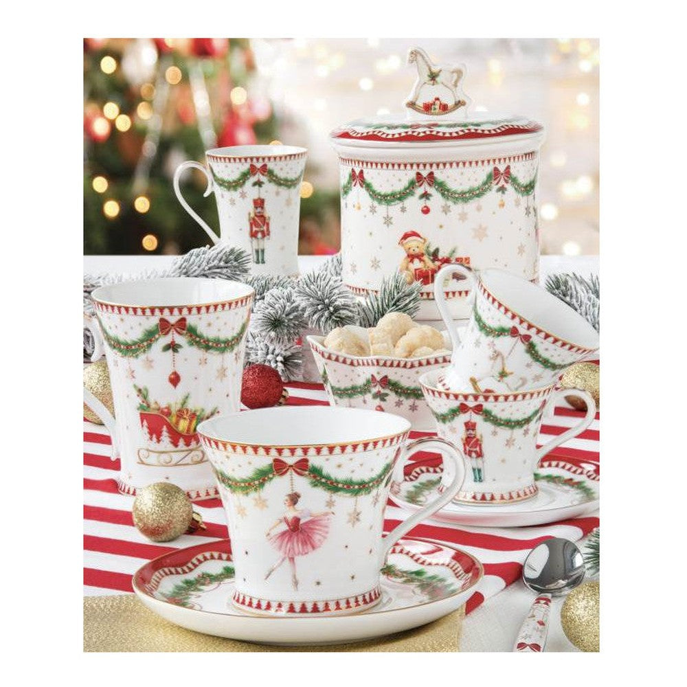 Kubki porcelanowe Magie de Noel Easy Life – Magia Świąt, 2 szt., 300 ml – zdjęcie 2