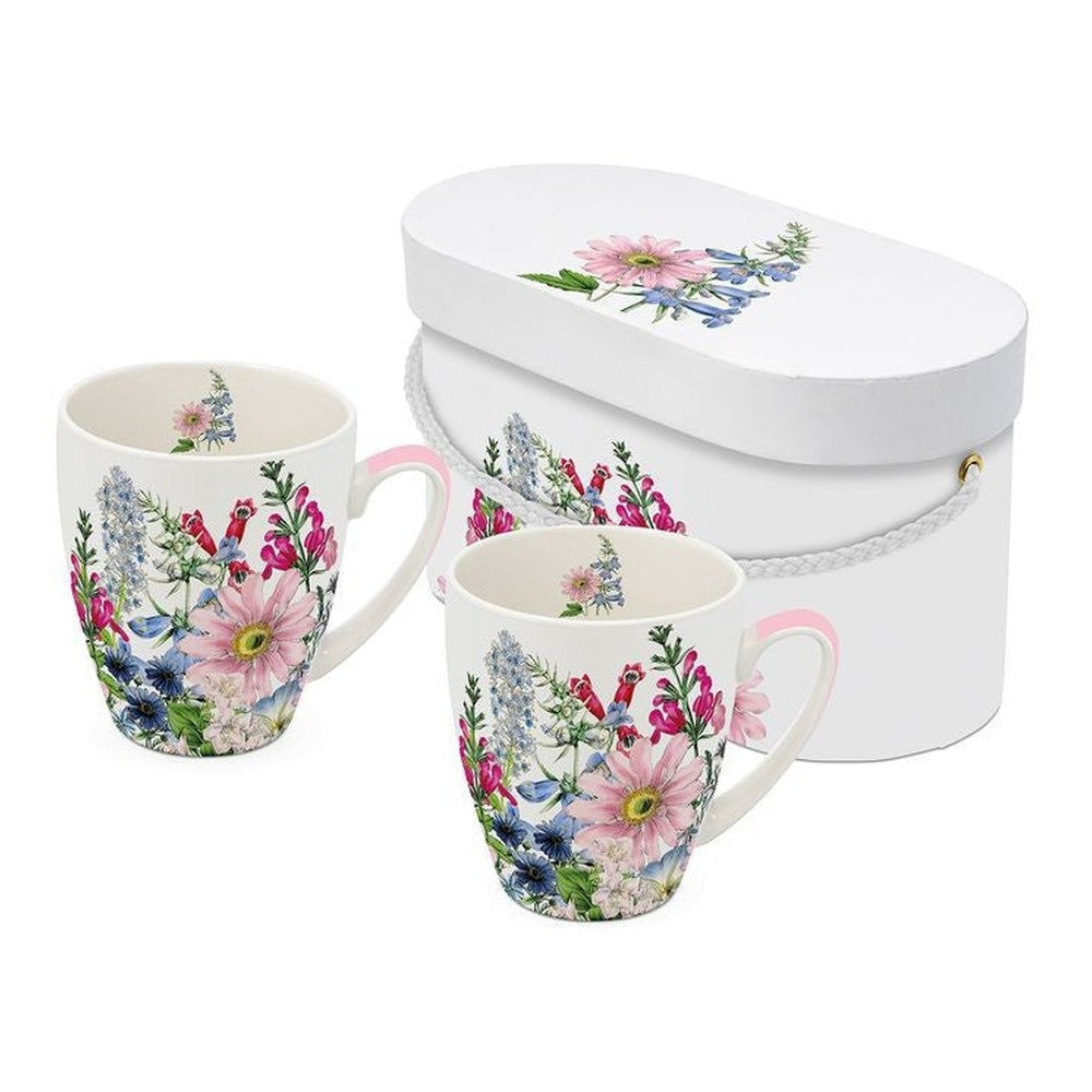 Kubki porcelanowe Ogród PPD – w ozdobnym pudełku, 2 szt., 350 ml