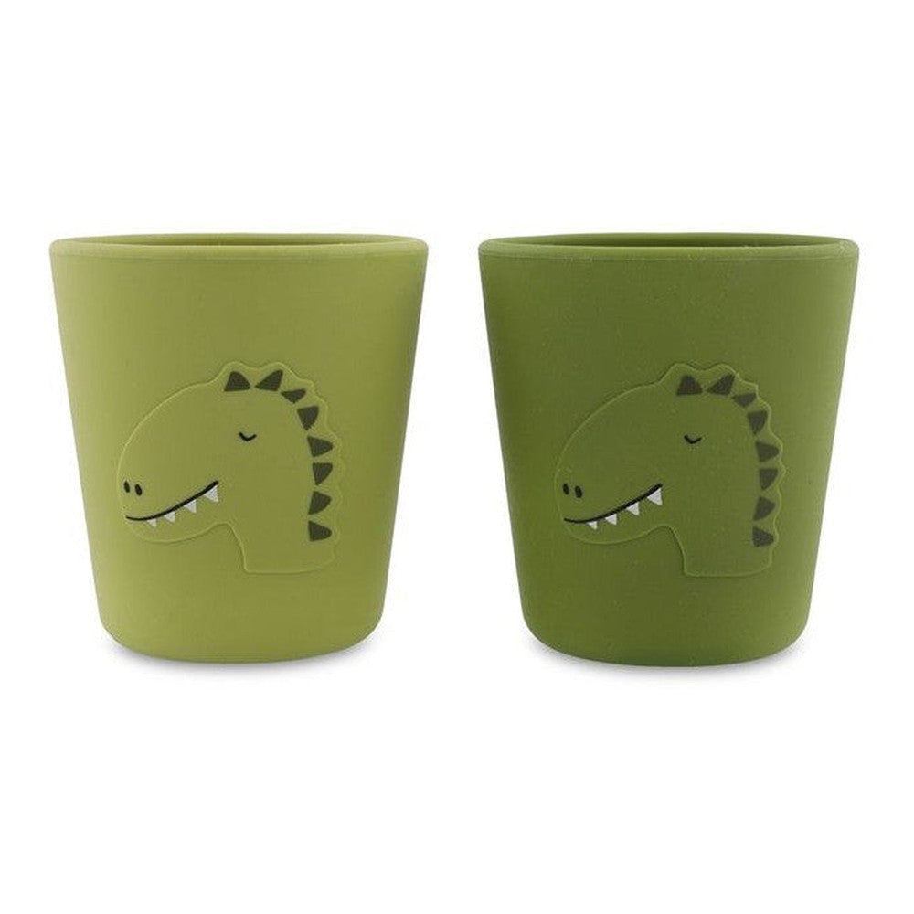Kubki silikonowe Dinozaur Trixie – 2 szt., 7,5 × 8 cm – zdjęcie 2