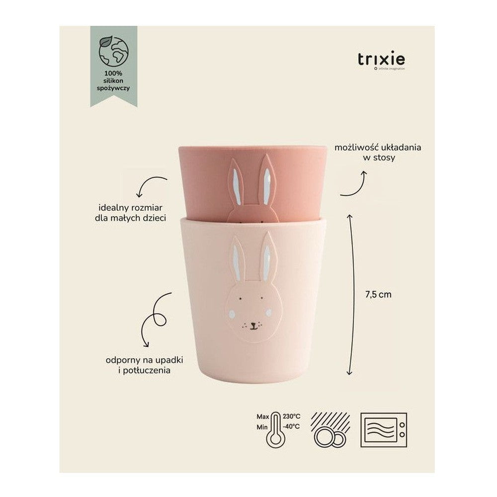 Kubki silikonowe Królik Trixie – 2 szt. – zdjęcie 2