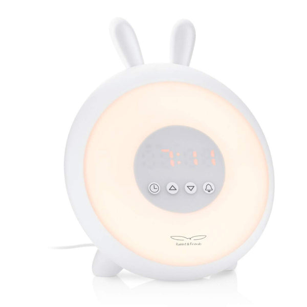 Lampka budząca światłem Królik Rabbit & Friends – biała