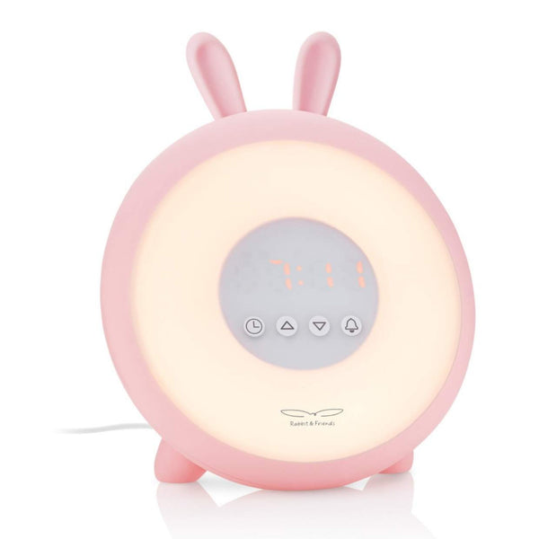 Lampka budząca światłem Królik Rabbit & Friends – różowa