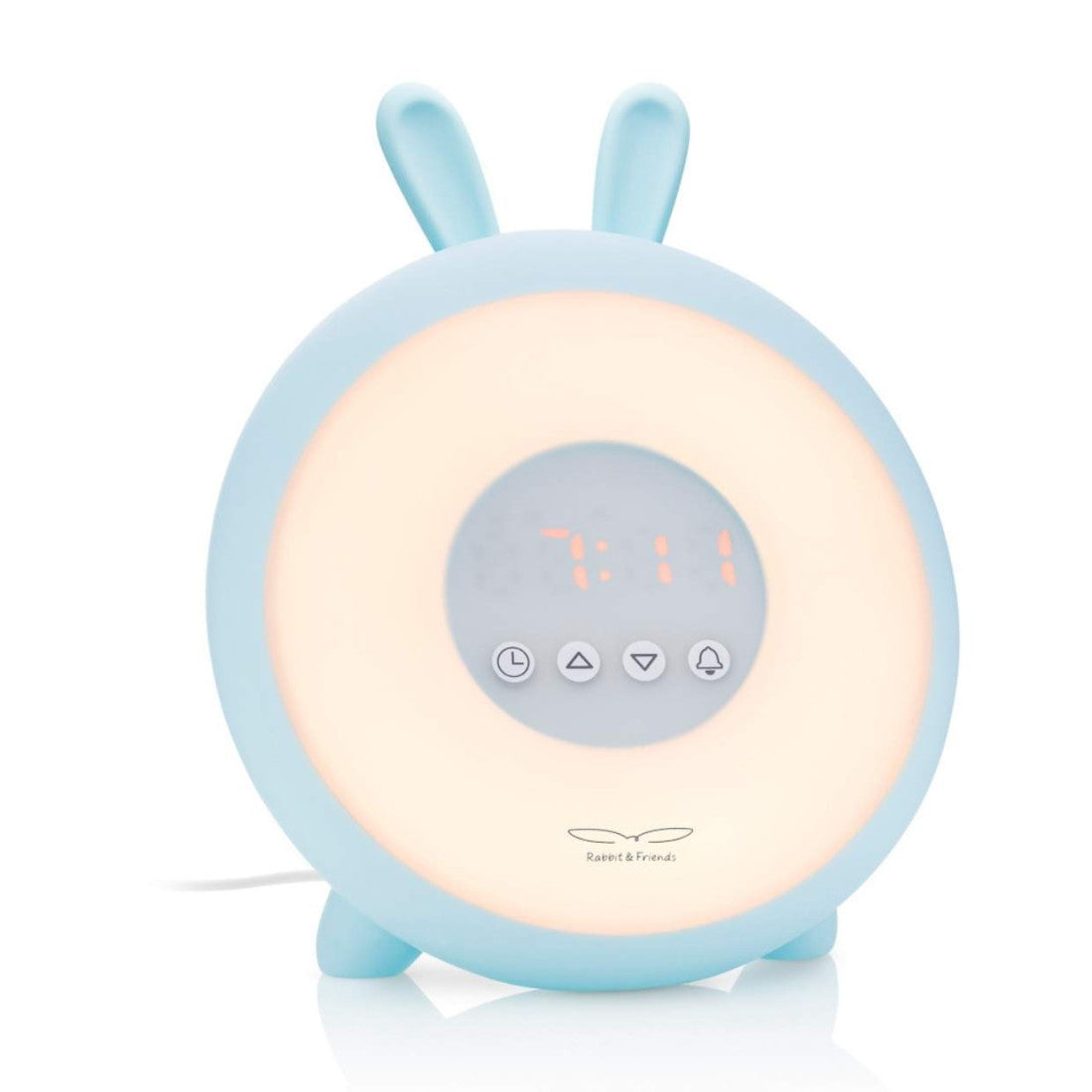 Lampka budząca światłem Królik Rabbit & Friends – niebieska