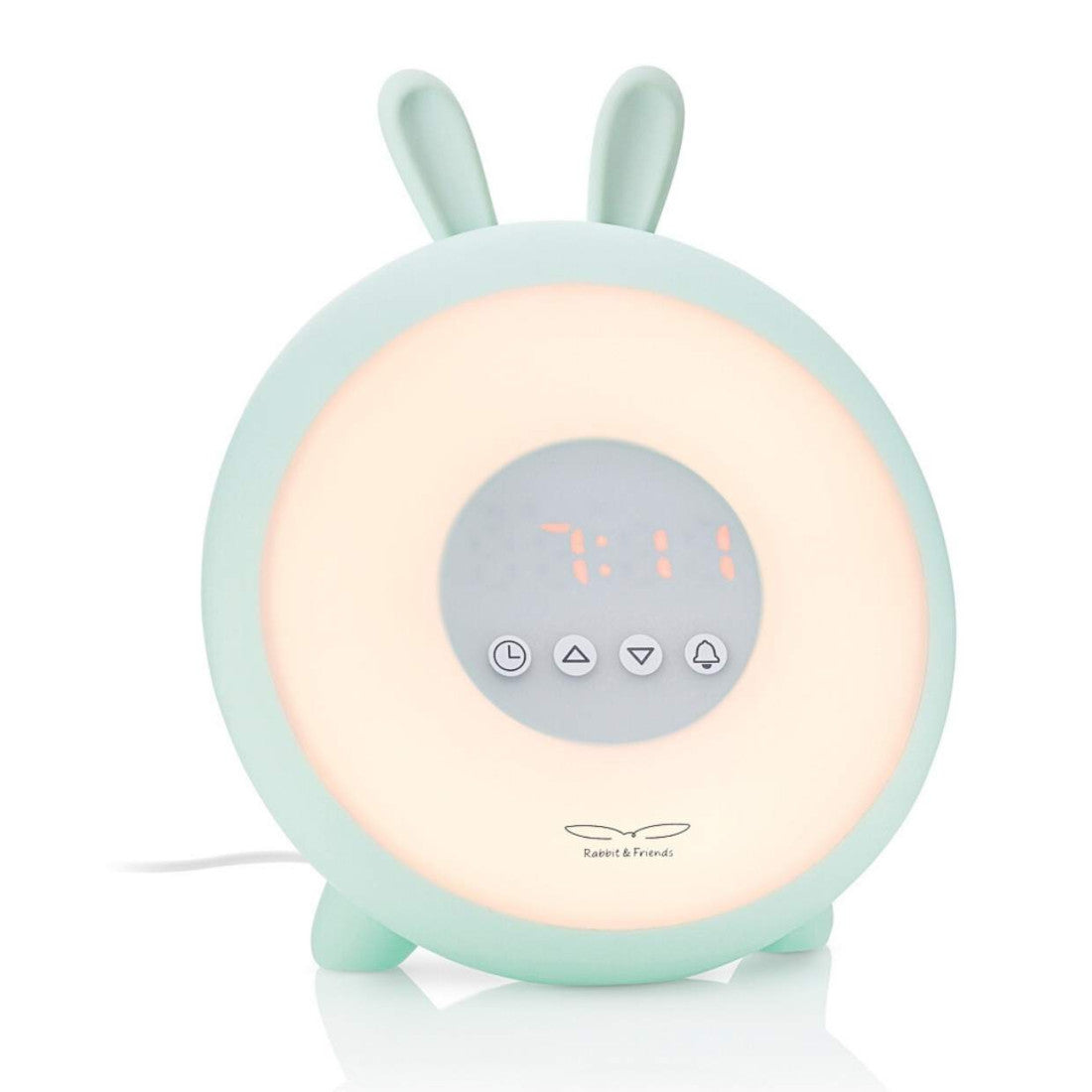 Lampka budząca światłem Królik Rabbit & Friends – zielona