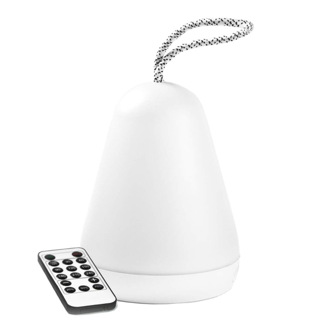 Lampka Latarenka z pilotem Rabbit & Friends – biała