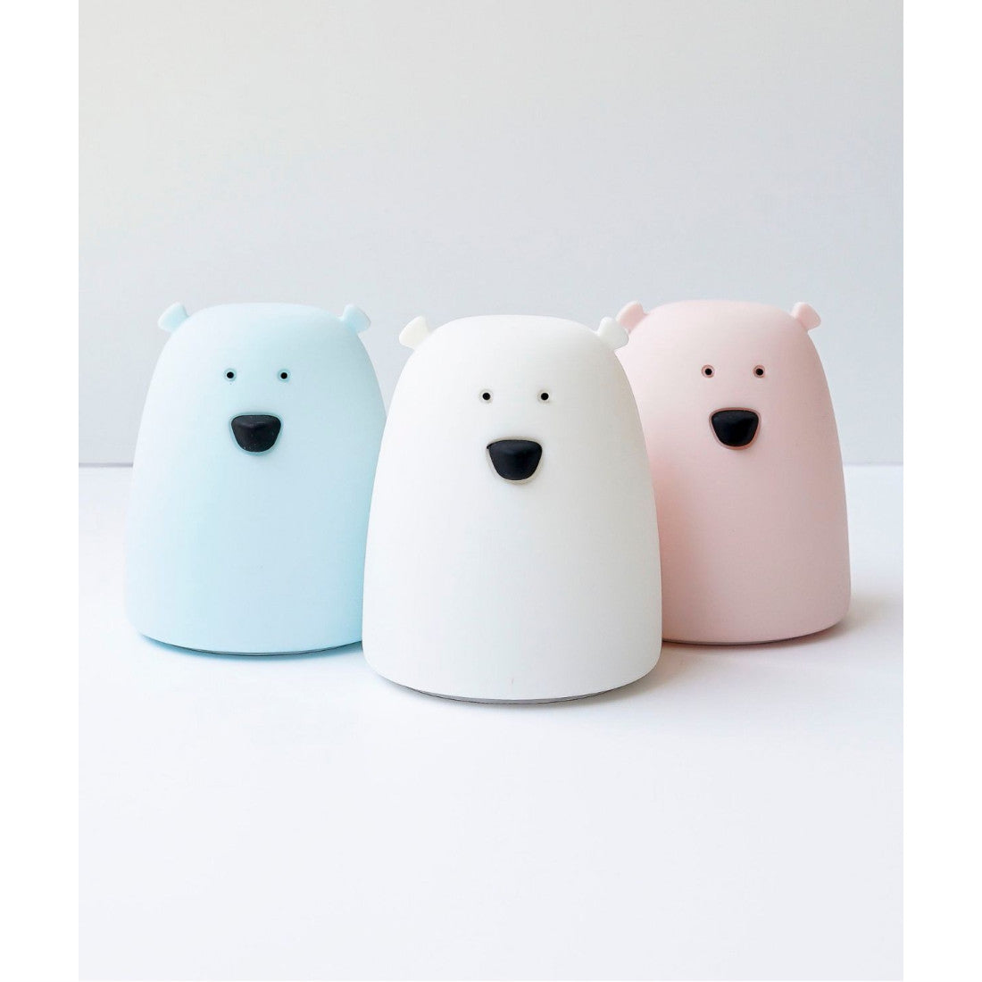 Lampka nocna Miś Mały Rabbit & Friends – niebieska – zdjęcie 4