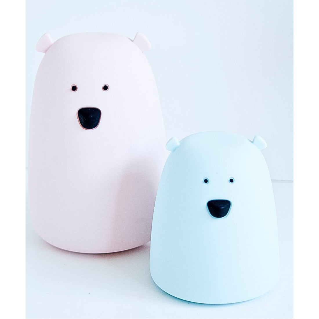 Lampka nocna Miś Mały Rabbit & Friends – niebieska – zdjęcie 3