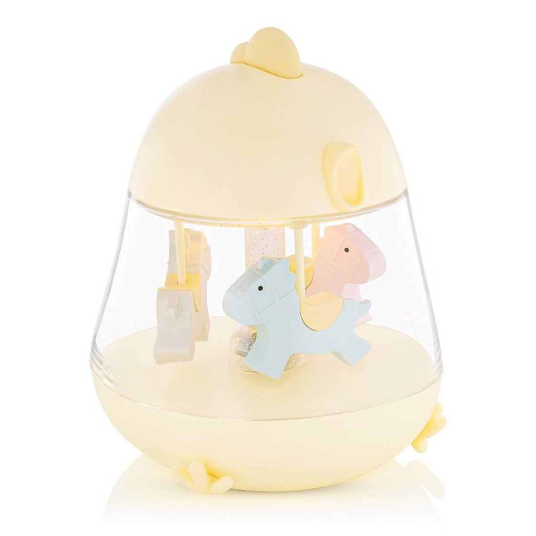 Lampka nocna Kurczaczek z pozytywką Rabbit & Friends – żółta