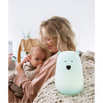 Lampka nocna Miś Duży Rabbit & Friends – niebieska – zdjęcie 5