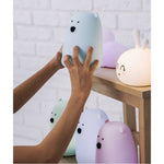 Lampka nocna Miś Duży Rabbit & Friends – niebieska – zdjęcie 6