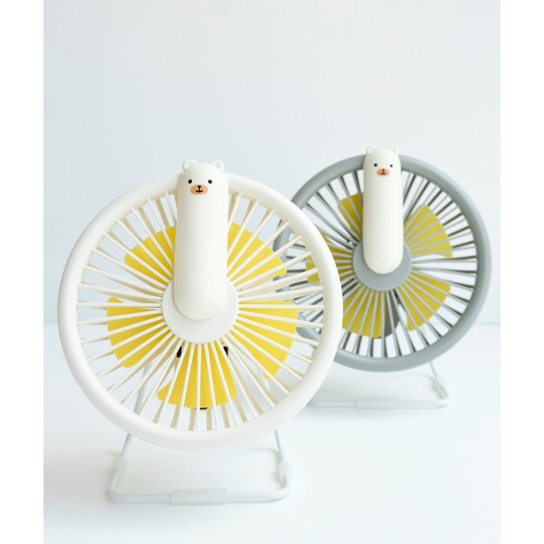 Lampka nocna Miś Wiatraczek Rabbit & Friends – szara – zdjęcie 3