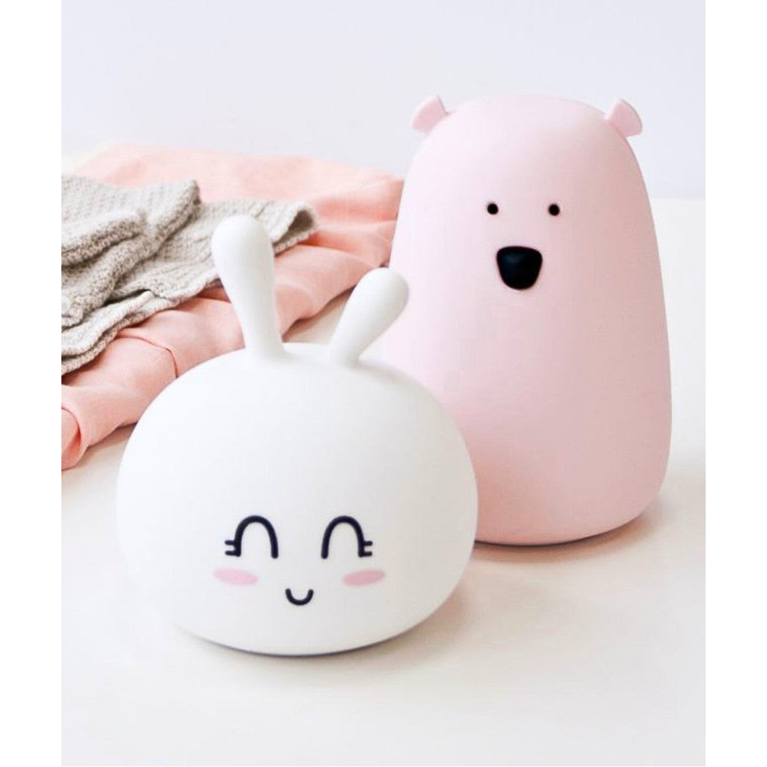 Lampka nocna Królik Słodziak Rabbit & Friends – biała – zdjęcie 4
