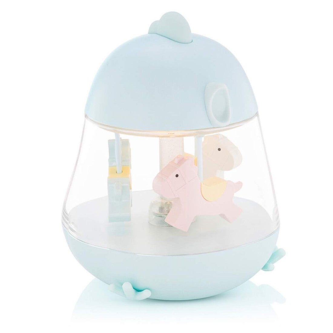 Lampka nocna Kurczaczek z pozytywką Rabbit & Friends – niebieska
