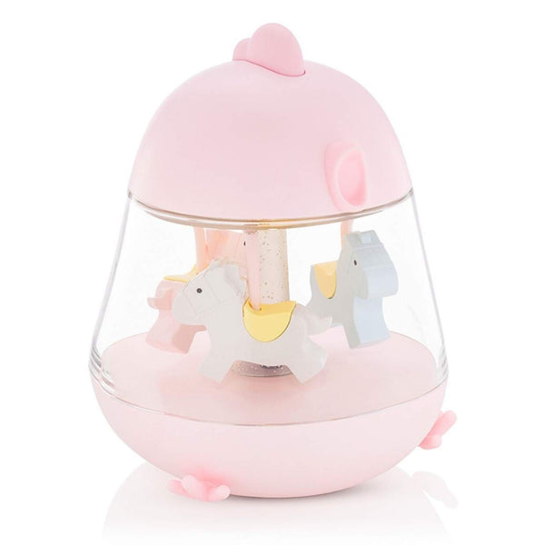 Lampka nocna Kurczaczek z pozytywką Rabbit & Friends – różowa