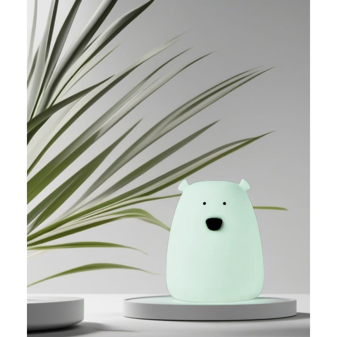 Lampki nocne Mini Miś Rabbit & Friends – Biały i Arktyczna Zieleń, 2 szt. – zdjęcie 2