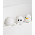 Lampki silikonowe Mini Wodne Rabbit & Friends – białe, zestaw 3 szt. – zdjęcie 3