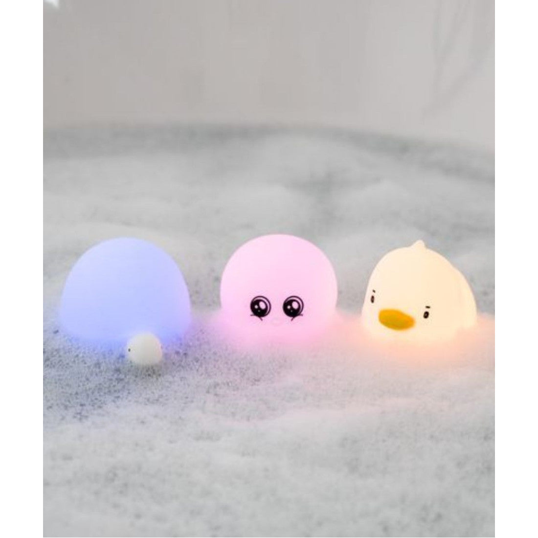 Lampki silikonowe Mini Wodne Rabbit & Friends – białe, zestaw 3 szt. – zdjęcie 4