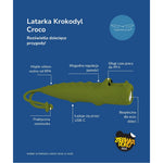 Latarka dla dzieci Krokodyl CROCO Rabbit & Friends – zielona – zdjęcie 6