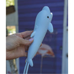 Latarka dla dzieci Delfin BUBBLY Rabbit & Friends – błękitna – zdjęcie 6