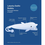 Latarka dla dzieci Delfin BUBBLY Rabbit & Friends – błękitna – zdjęcie 7