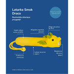 Latarka dla dzieci Smok DRACO Rabbit & Friends – żółta – zdjęcie 7