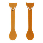 Łyżeczki silikonowe Lis Trixie – 2 szt., 15 × 3 cm