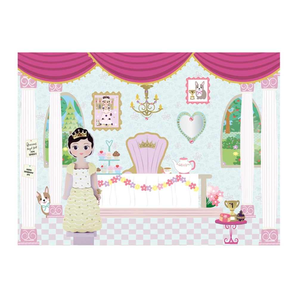 Magnetyczna ubieranka – lalka Charlotte Floss & Rock – drewniana, 23,5 cm – zdjęcie 3