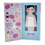 Magnetyczna ubieranka – lalka Charlotte Floss & Rock – drewniana, 23,5 cm