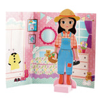 Magnetyczna ubieranka – lalka Sofia Floss & Rock – drewniana, 23,5 cm – zdjęcie 3