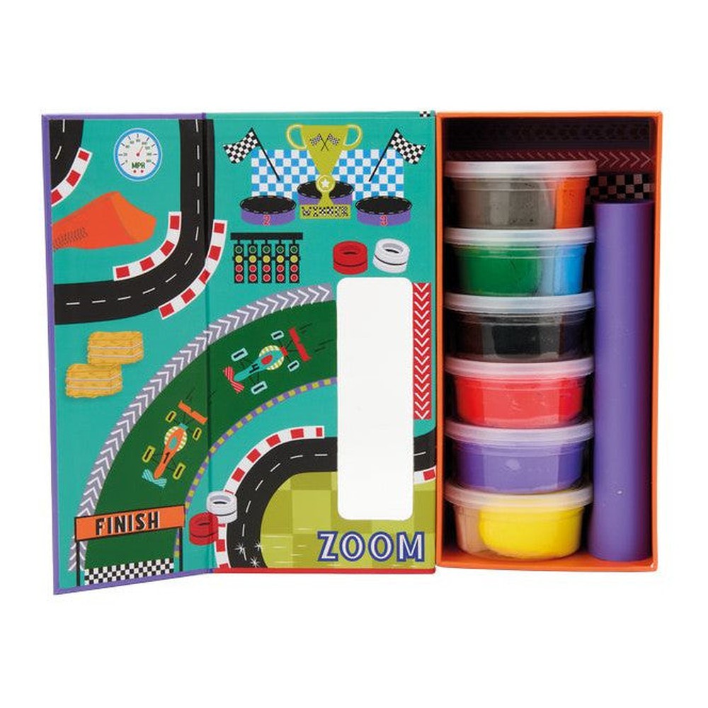 Masy plastyczne Clay & Play Floss & Rock – Auta – zdjęcie 2