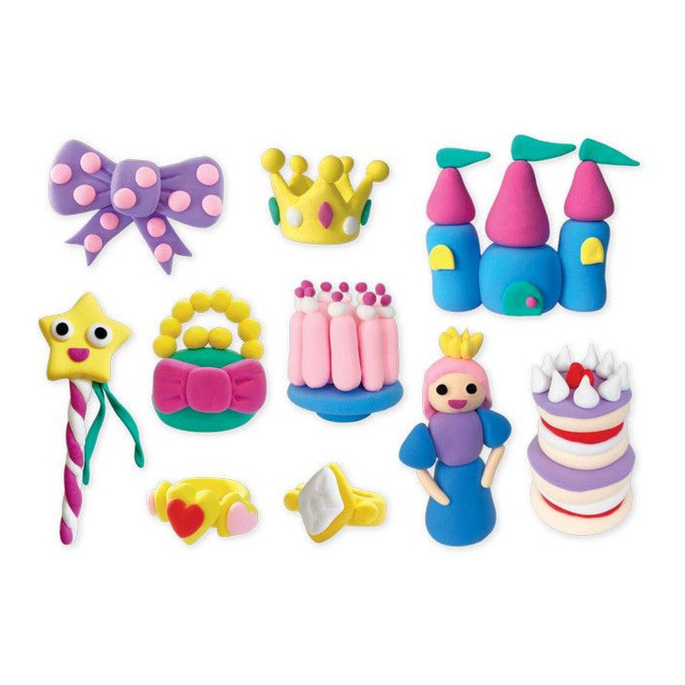 Masy plastyczne Clay & Play Floss & Rock – Księżniczki – zdjęcie 3