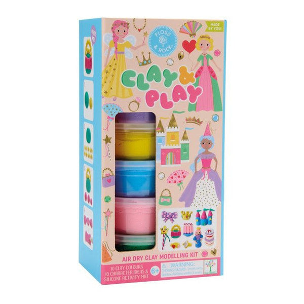 Masy plastyczne Clay & Play Floss & Rock – Księżniczki